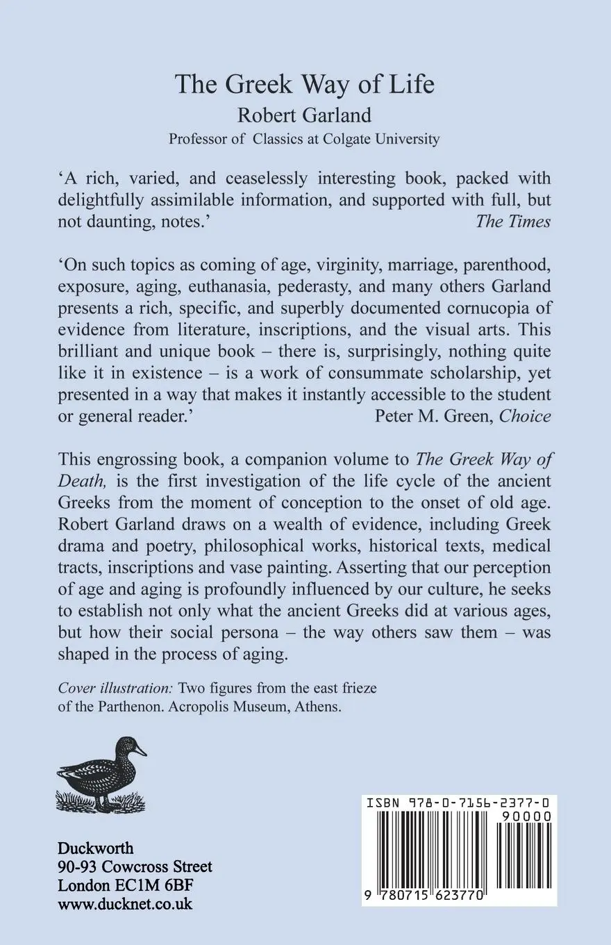 Rückseite: 9780715623770 | Greek Way of Life, The | Robert Garland | Taschenbuch | Englisch