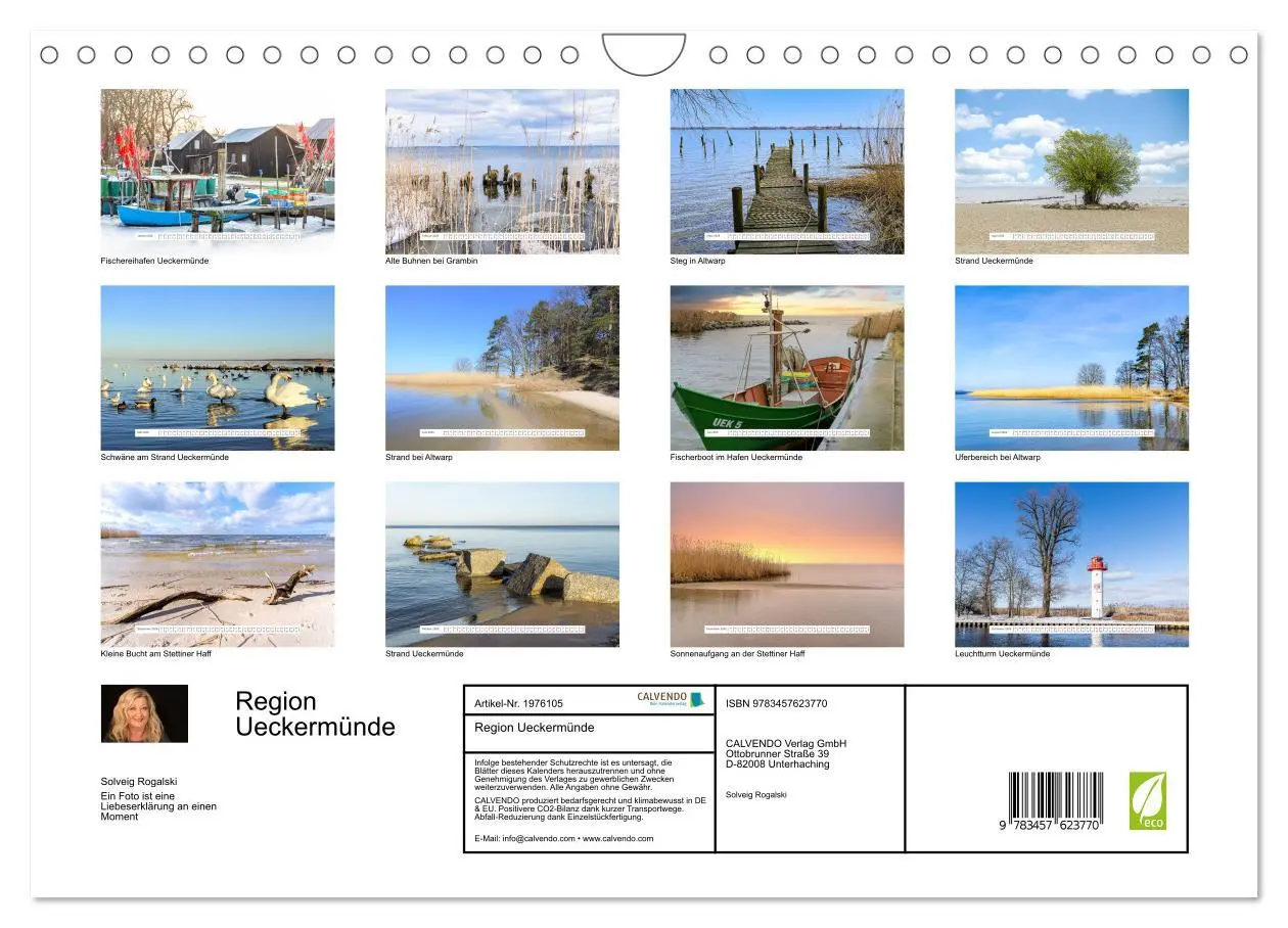 Bild: 9783457623770 | Region Ueckermünde (Wandkalender 2026 DIN A4 quer), CALVENDO...