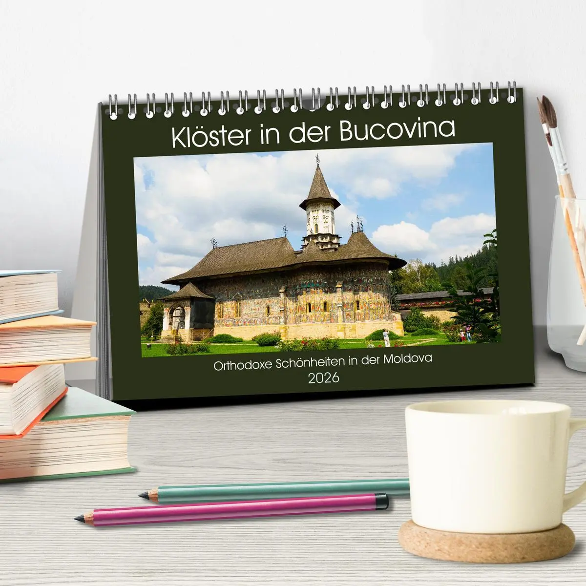 Bild: 9783457933770 | Klöster in der Bucovina (Tischkalender 2026 DIN A5 quer), CALVENDO...