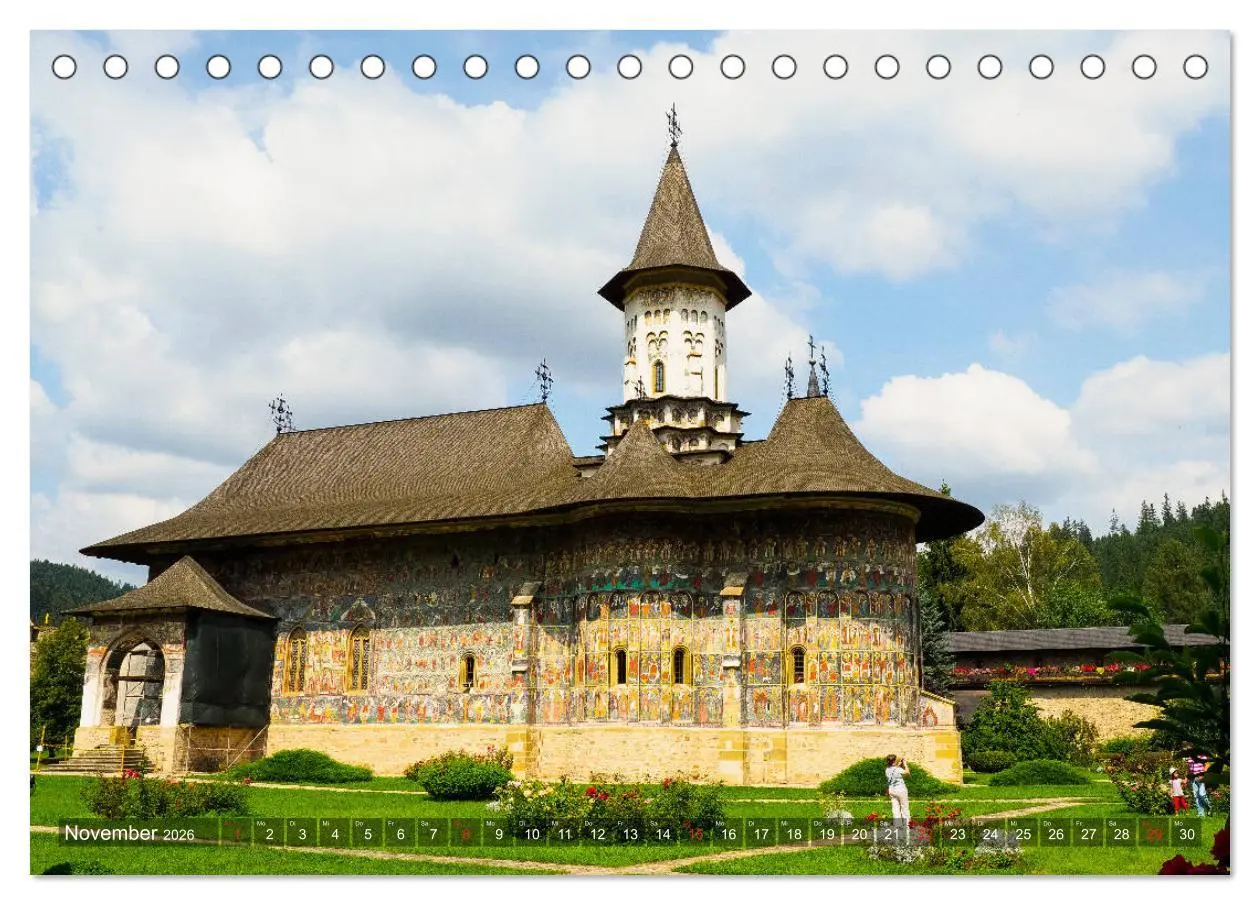Bild: 9783457933770 | Klöster in der Bucovina (Tischkalender 2026 DIN A5 quer), CALVENDO...