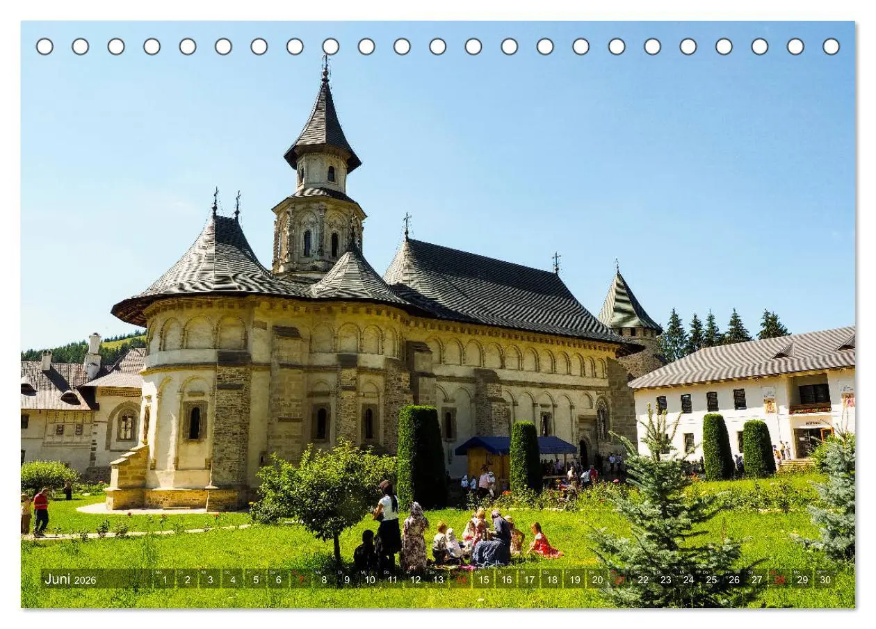 Bild: 9783457933770 | Klöster in der Bucovina (Tischkalender 2026 DIN A5 quer), CALVENDO...