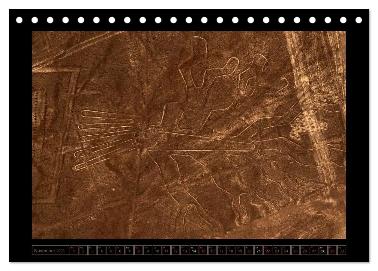 Bild: 9783516193770 | Die NAZCA Linien - Geheimnisvolle Figuren (Tischkalender 2026 DIN...