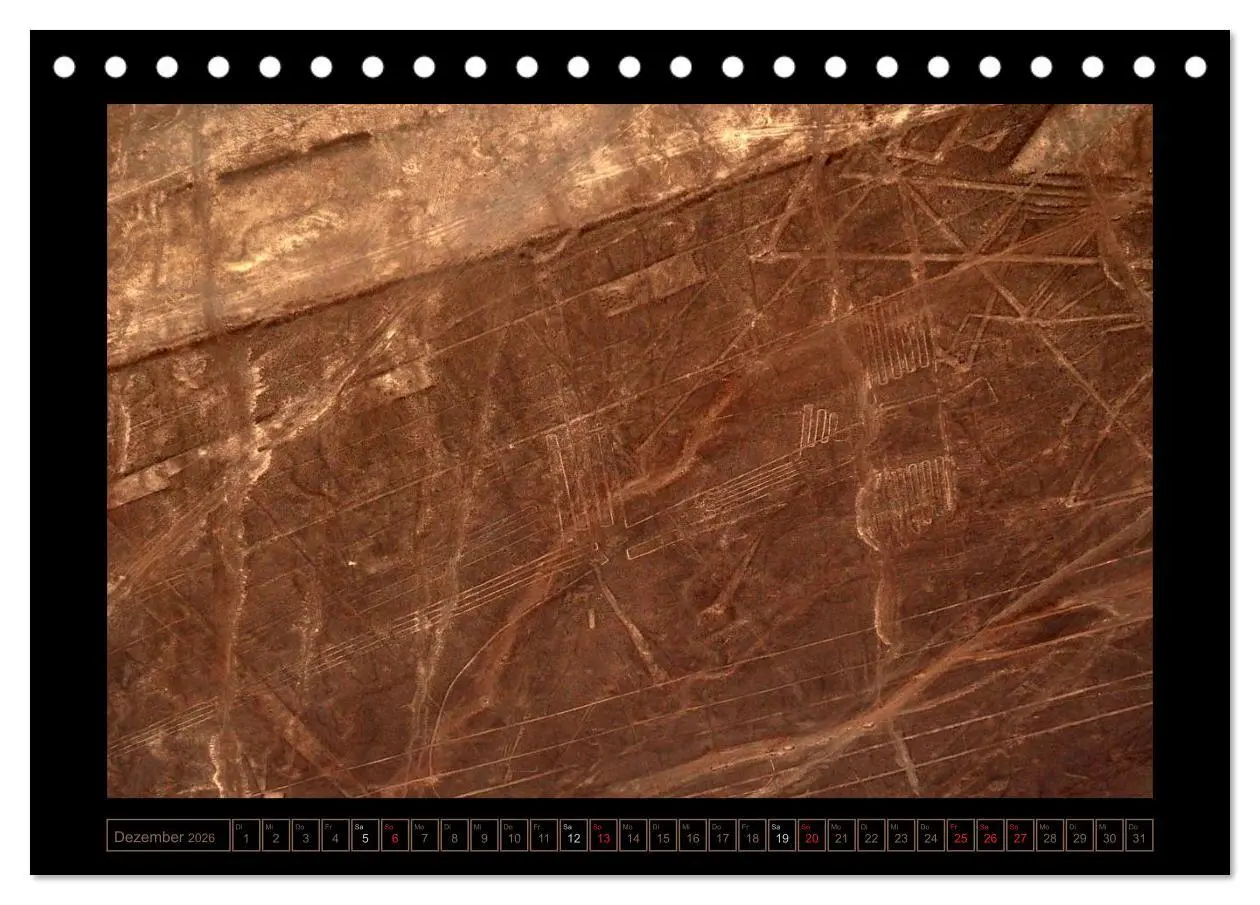 Bild: 9783516193770 | Die NAZCA Linien - Geheimnisvolle Figuren (Tischkalender 2026 DIN...