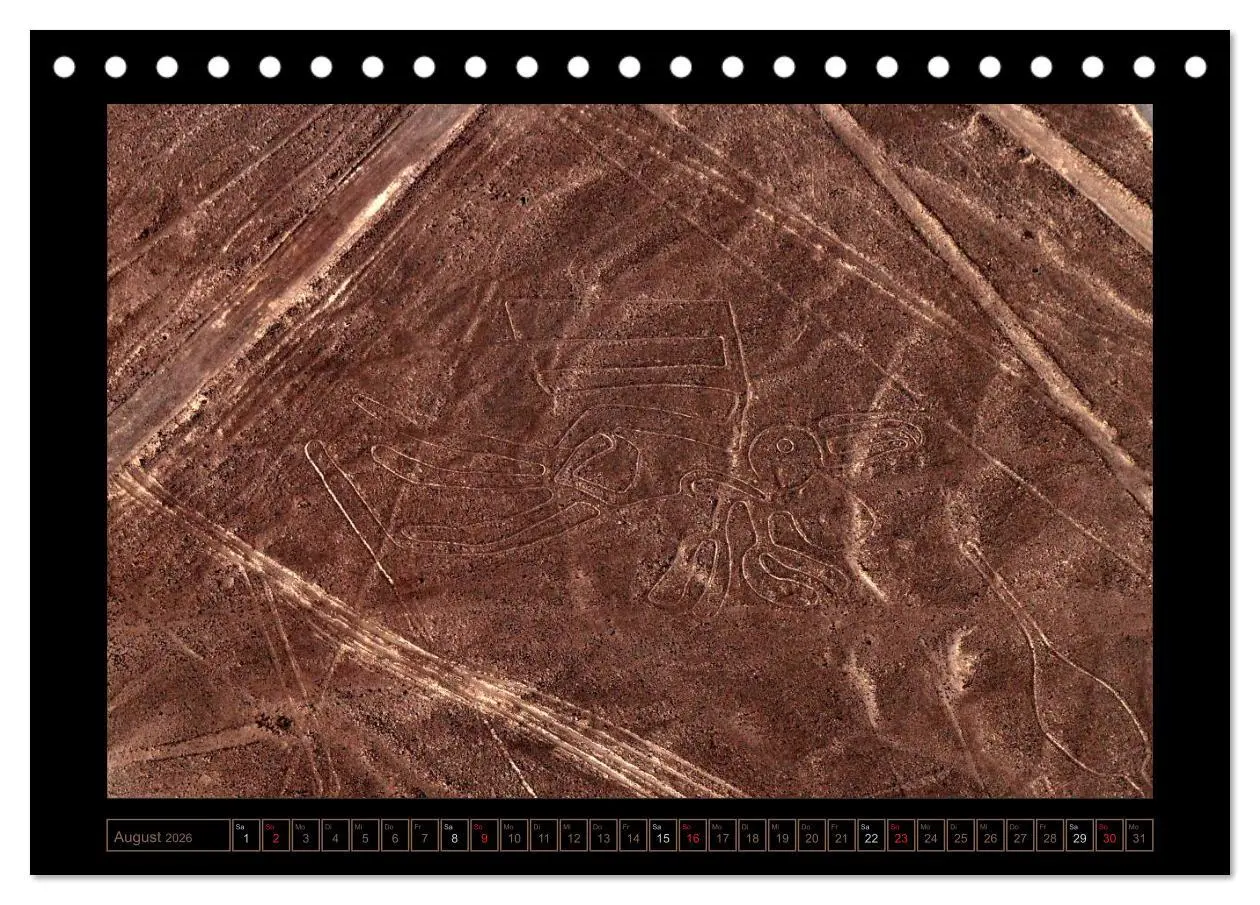 Bild: 9783516193770 | Die NAZCA Linien - Geheimnisvolle Figuren (Tischkalender 2026 DIN...