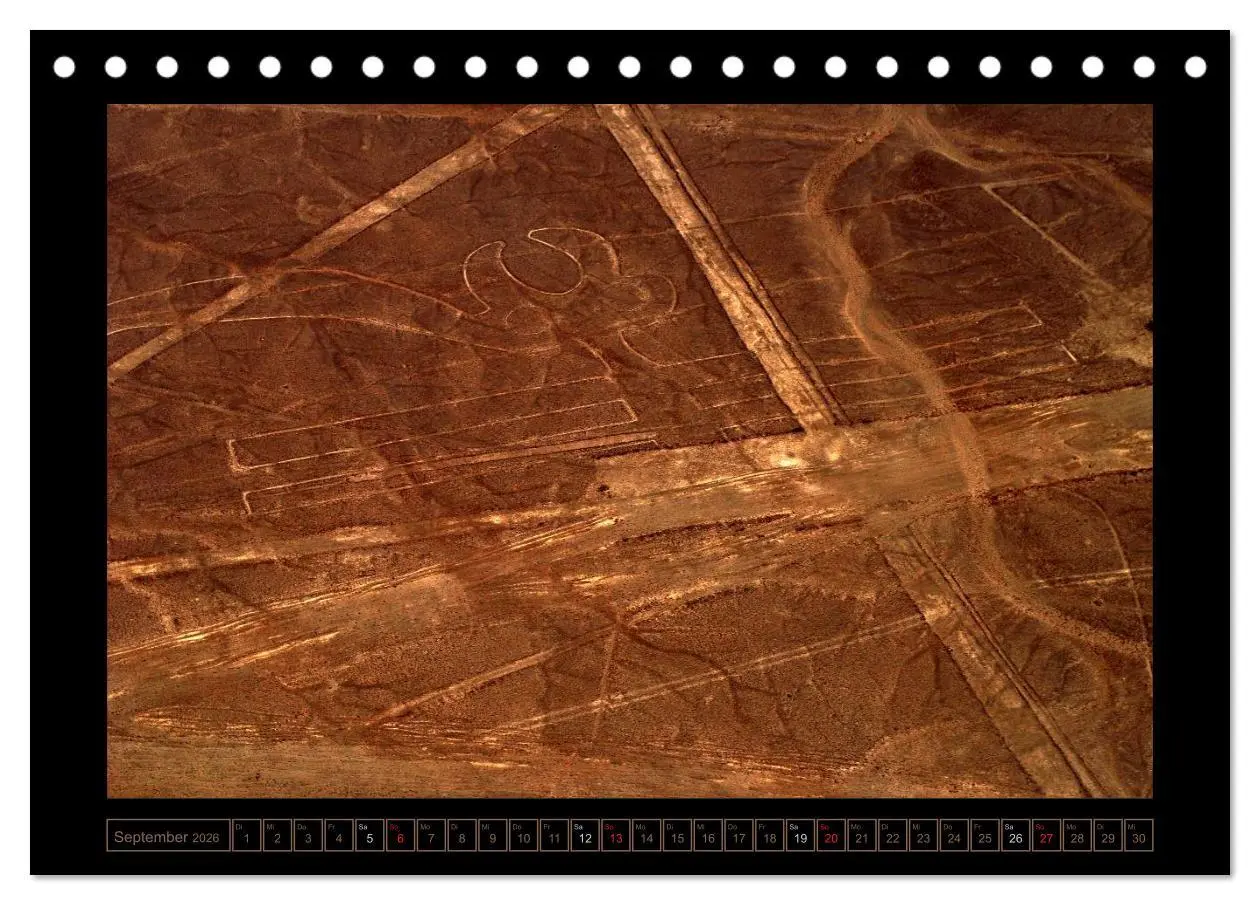 Bild: 9783516193770 | Die NAZCA Linien - Geheimnisvolle Figuren (Tischkalender 2026 DIN...