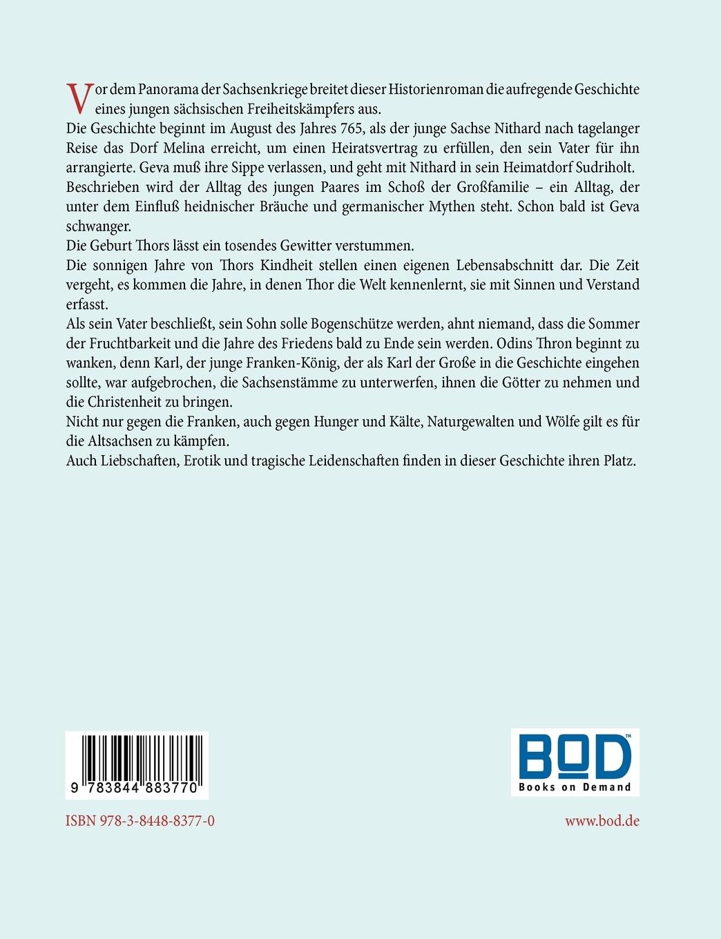 Rückseite: 9783844883770 | Kind des Donners | Vita eines Freiheitskämpfers Teil 1 | Schierke