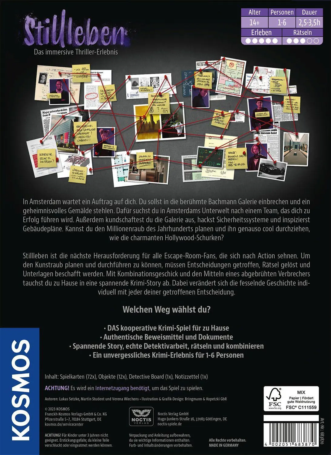 Bild: 4002051683870 | Masters of Crime: Stillleben | Spiel | Verena Wiechens (u. a.) | Spiel