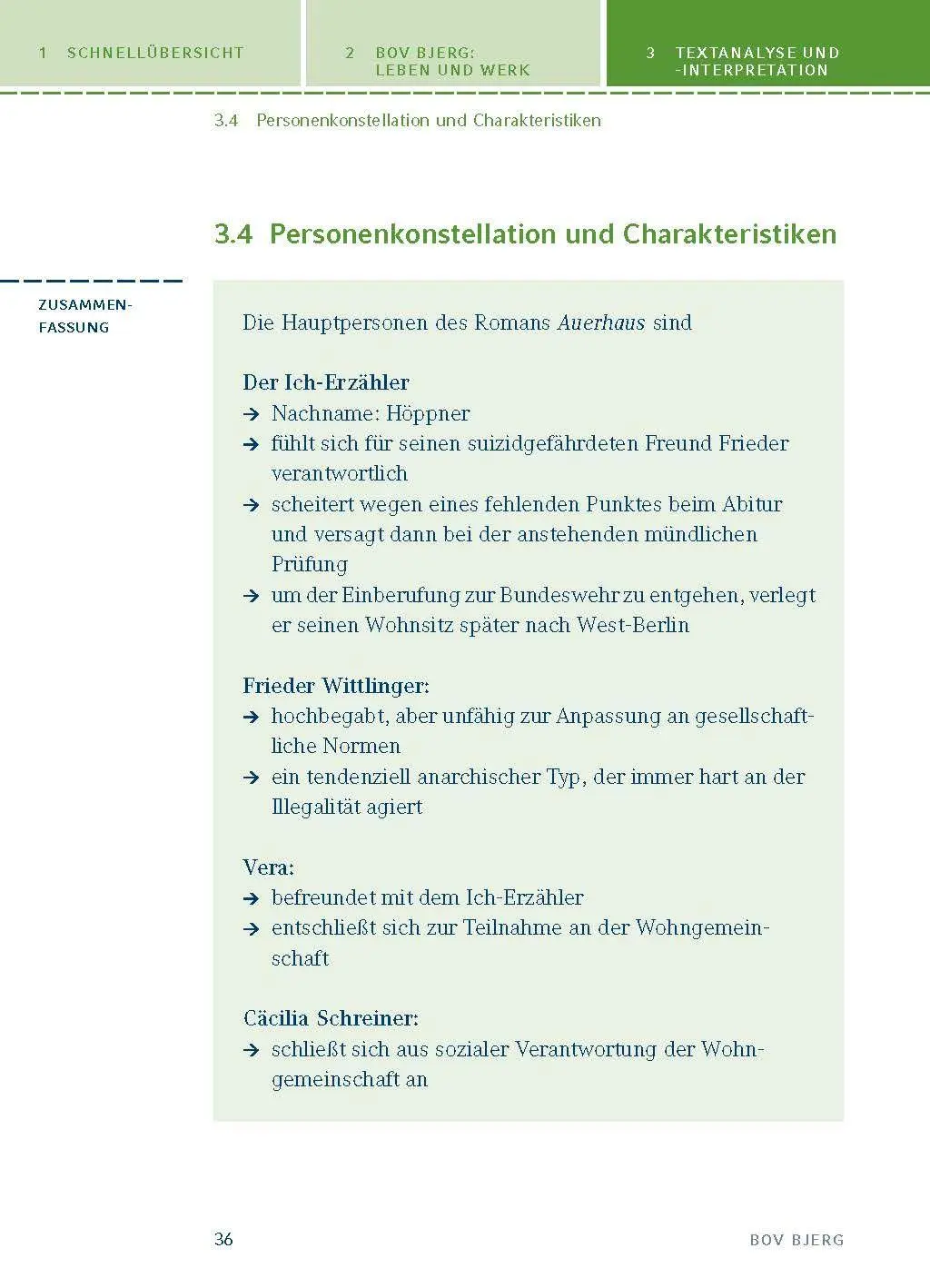 Bild: 9783129303870 | Auerhaus von Bov Bjerg | Textanalyse und Interpretation | Bov Bjerg