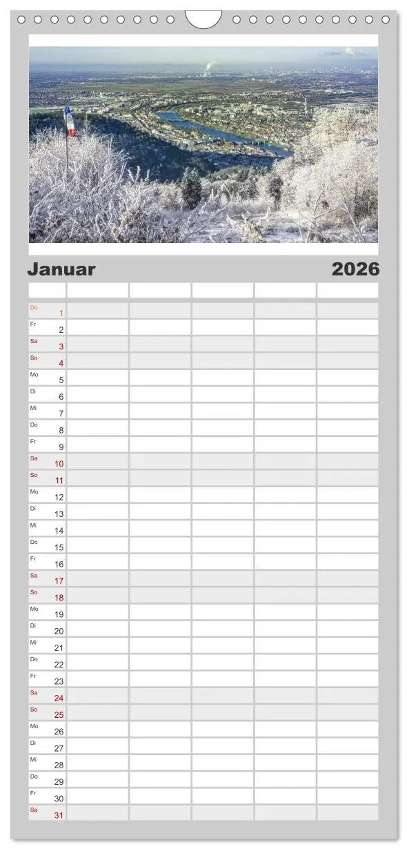 Bild: 9783516493870 | Familienplaner 2026 - Mein Heidelberg - Unterwegs zwischen Neckar...