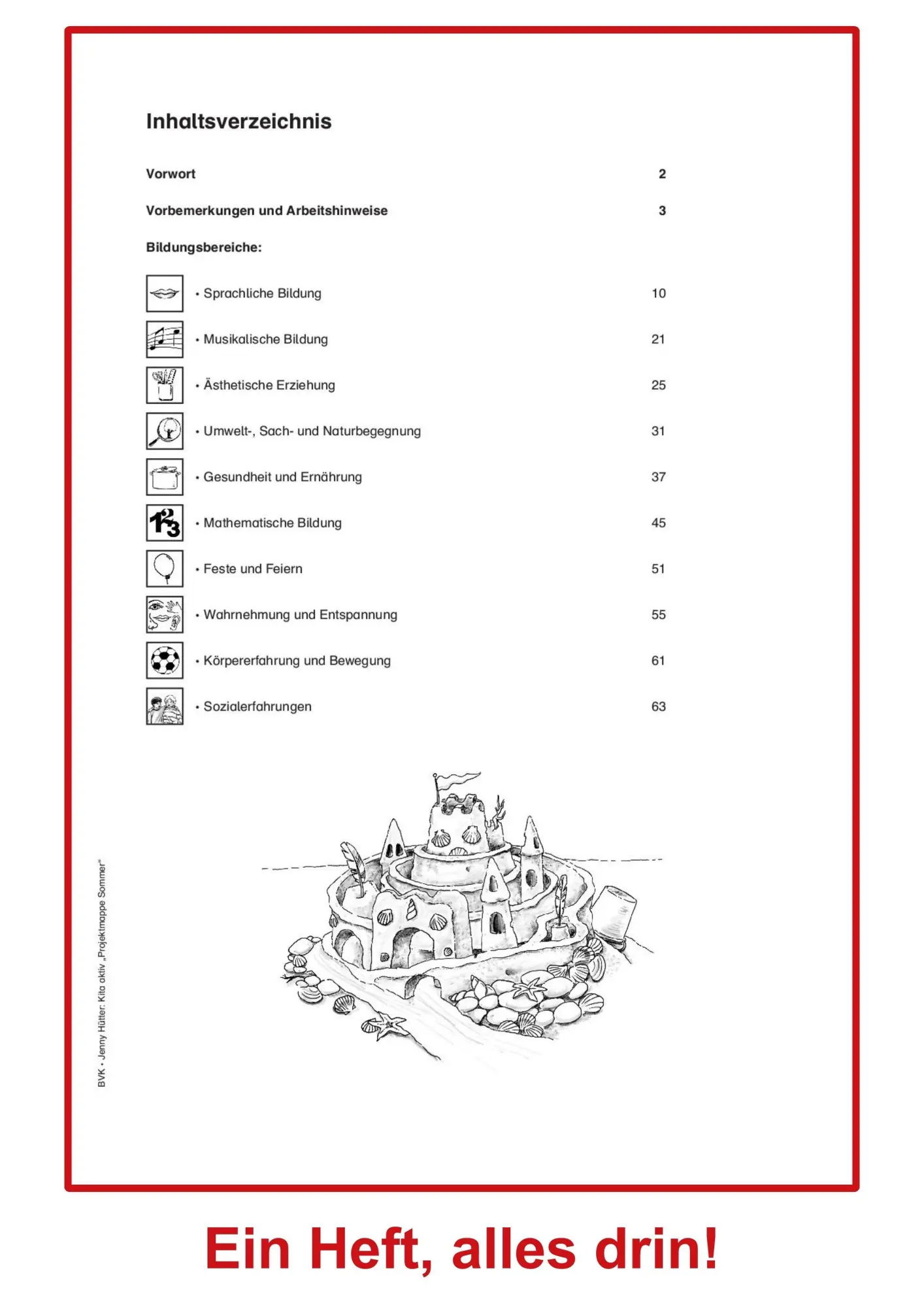 Bild: 9783867403870 | Kita aktiv "Projektmappe Sommer" | Jenny Hütter | Taschenbuch | 64 S.