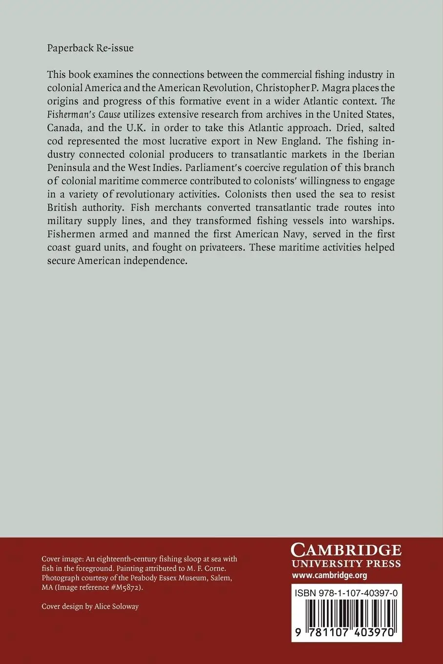 Rückseite: 9781107403970 | The Fisherman's Cause | Christopher P. Magra | Taschenbuch | Englisch