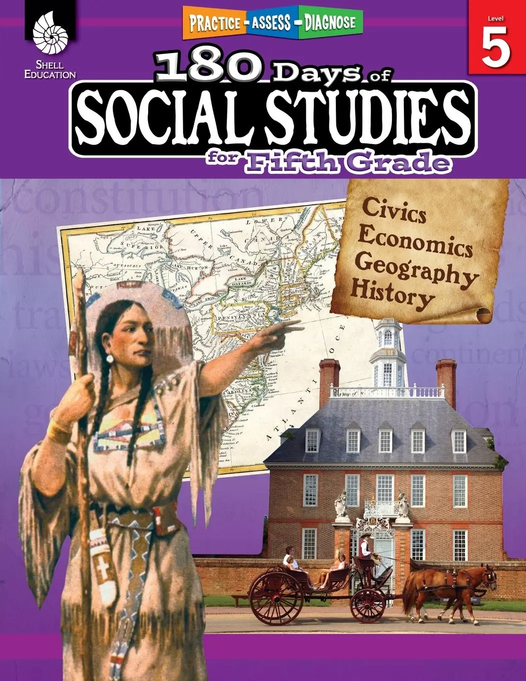 Cover: 9781425813970 | 180 Days of Social Studies for Fifth Grade | Catherine Cotton (u. a.)
