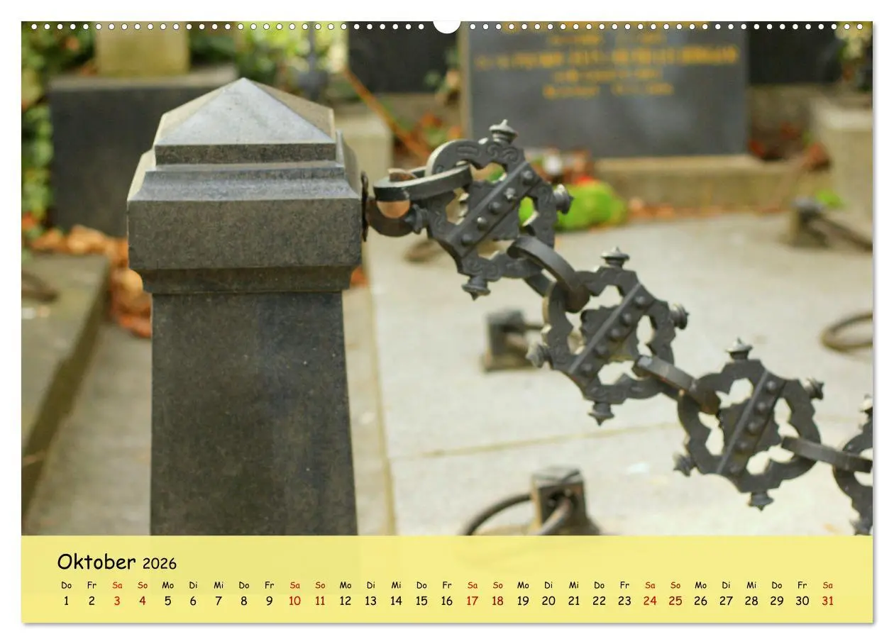 Bild: 9783457393970 | Am Zentralfriedhof in Wien (hochwertiger Premium Wandkalender 2026...