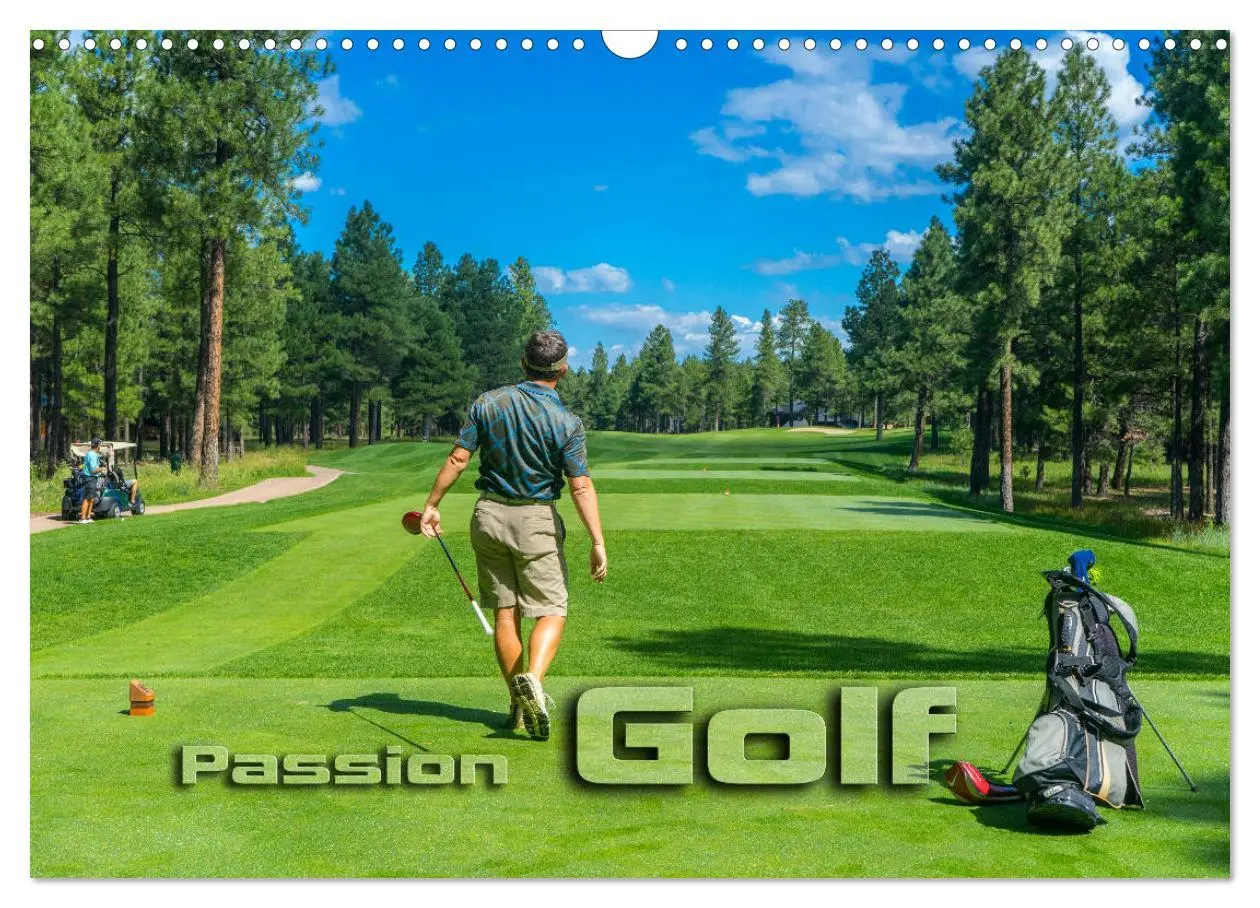 Cover: 9783457843970 | Passion Golf (Wandkalender 2026 DIN A3 quer), CALVENDO Monatskalender
