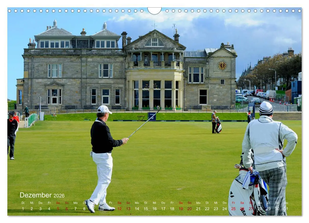Bild: 9783457843970 | Passion Golf (Wandkalender 2026 DIN A3 quer), CALVENDO Monatskalender