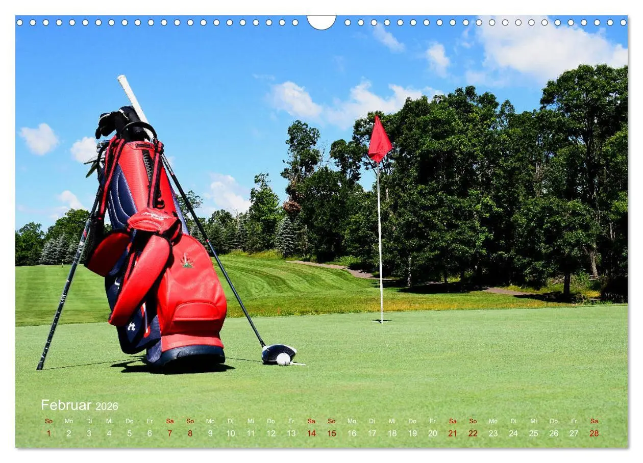 Bild: 9783457843970 | Passion Golf (Wandkalender 2026 DIN A3 quer), CALVENDO Monatskalender