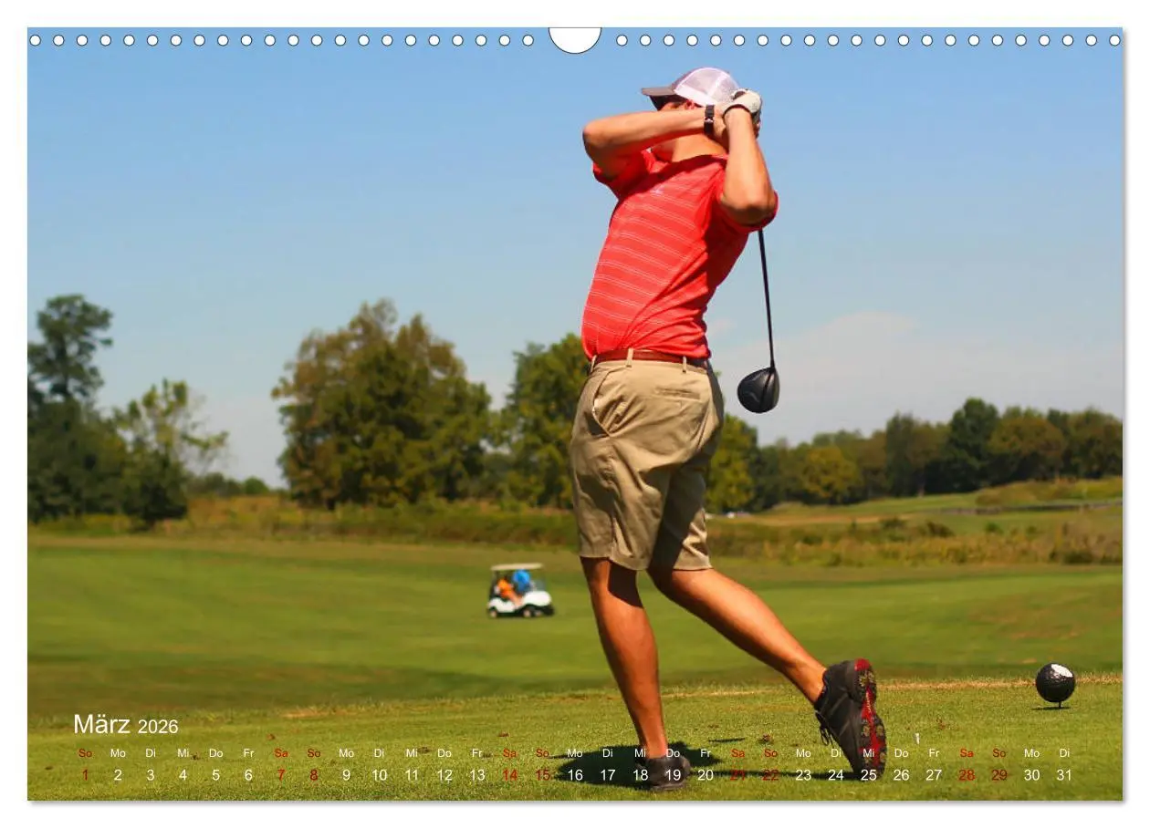 Bild: 9783457843970 | Passion Golf (Wandkalender 2026 DIN A3 quer), CALVENDO Monatskalender