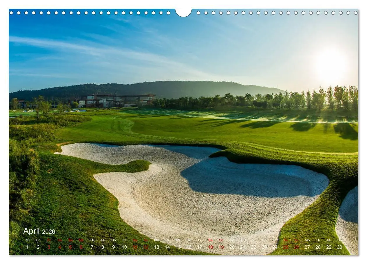Bild: 9783457843970 | Passion Golf (Wandkalender 2026 DIN A3 quer), CALVENDO Monatskalender