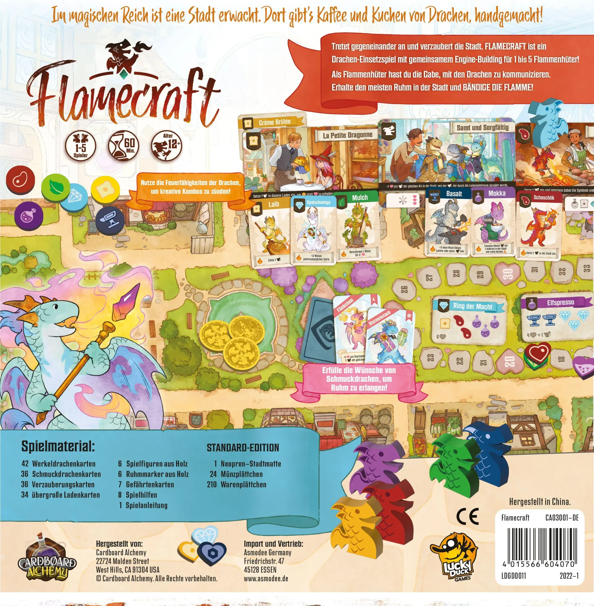 Bild: 4015566604070 | Flamecraft (Standard Edition) | Manny Vega | Spiel | LDGD0011 | 2023