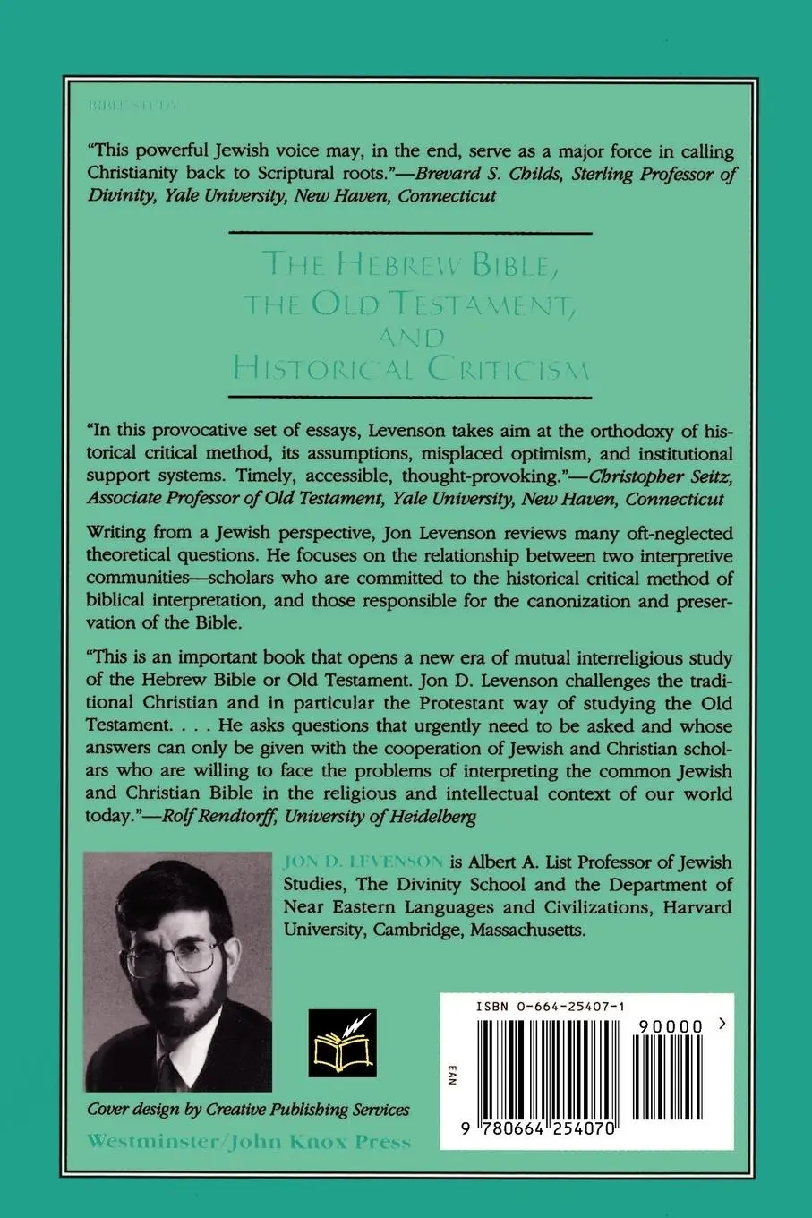 Rückseite: 9780664254070 | The Hebrew Bible, the Old Testament, and Historical Criticism | Buch