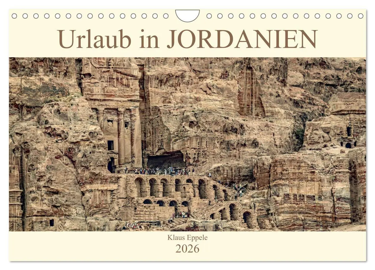 Cover: 9783457804070 | Urlaub in JORDANIEN (Wandkalender 2026 DIN A4 quer), CALVENDO...