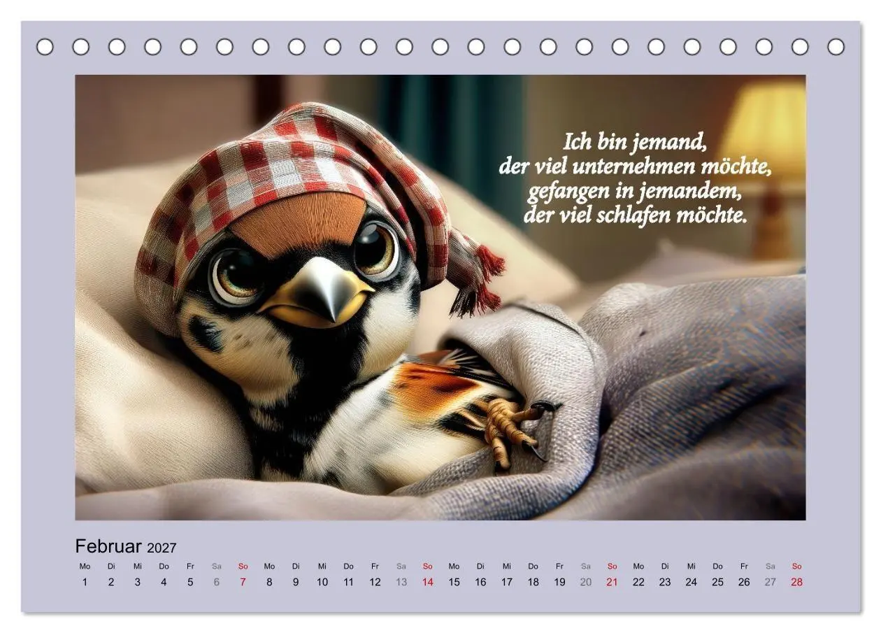 Bild: 9783516754070 | Kesse Spatzen (Tischkalender 2027 DIN A5 quer), CALVENDO...