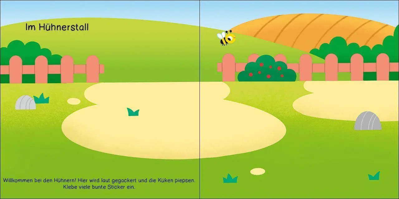 Bild: 9783743224070 | Stickerspaß für kleine Hände - Bauernhof | Anna Lena Grünhäuser | Buch