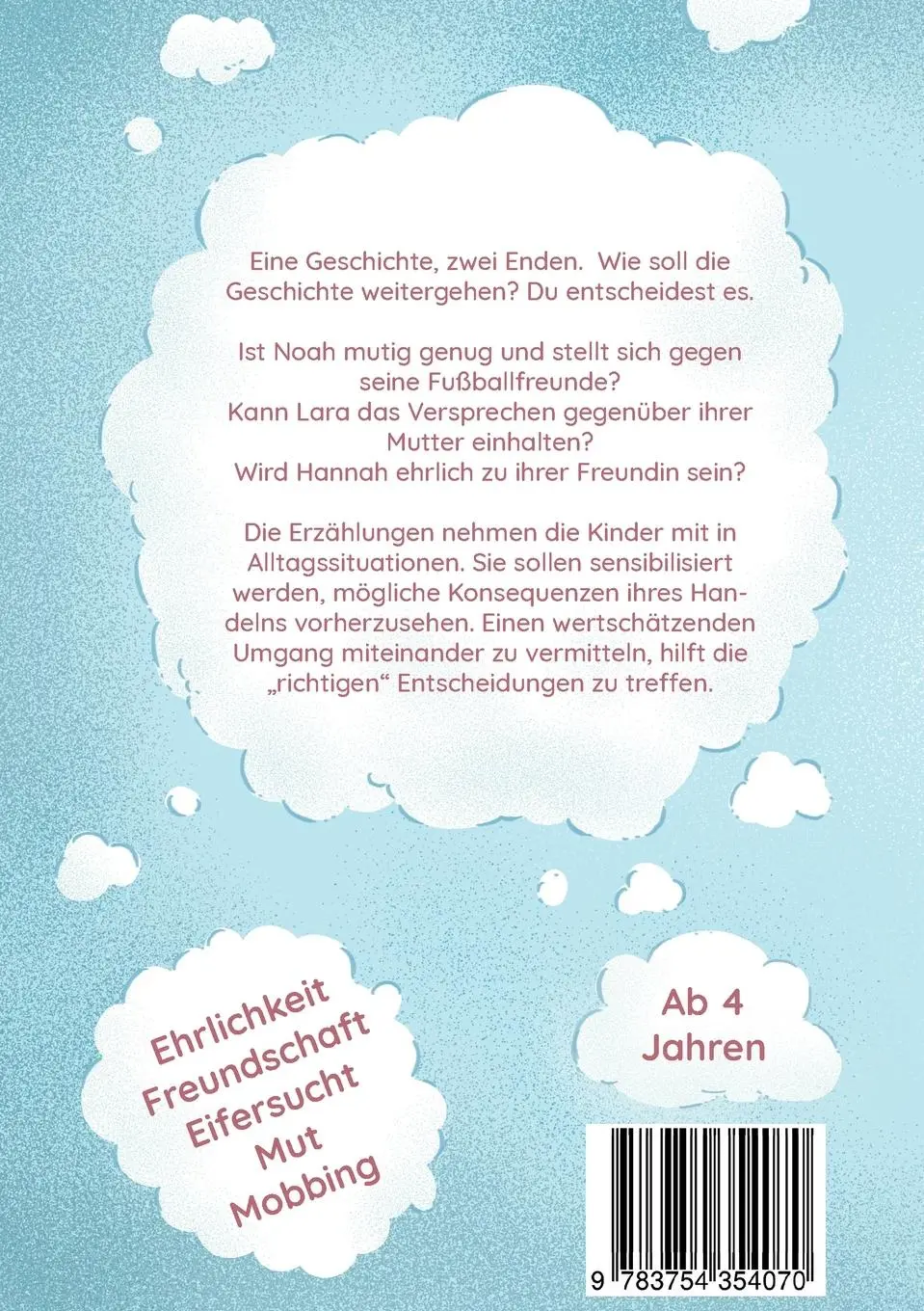 Rückseite: 9783754354070 | Ich entscheide selbst! | Melanie Apel-Qureishi | Taschenbuch | 68 S.