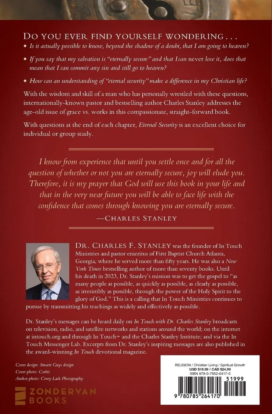 Rückseite: 9780785264170 | Eternal Security | Can I Be Sure That I'm Going to Heaven? | Stanley