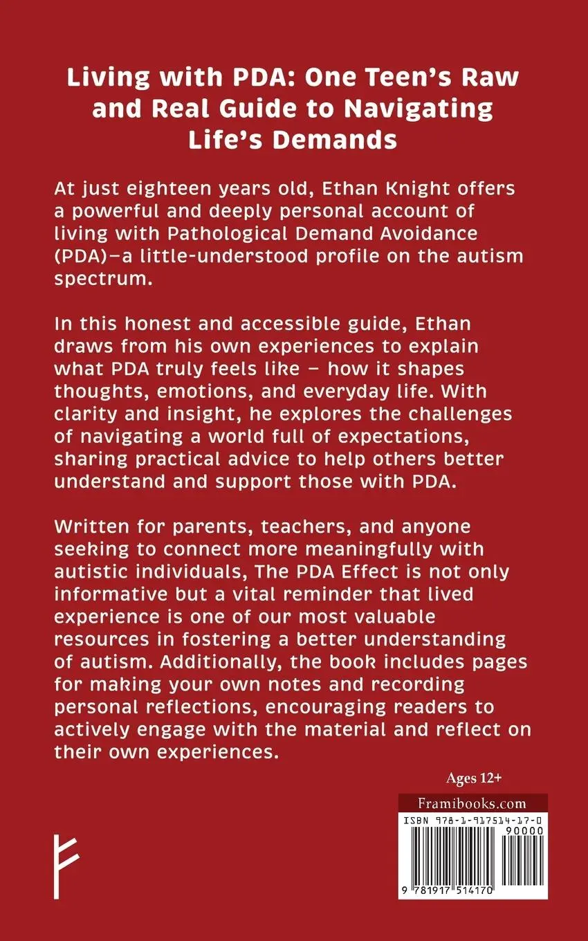 Rückseite: 9781917514170 | The PDA Effect | An Autistic Teenager's Guide to Demand Avoidance