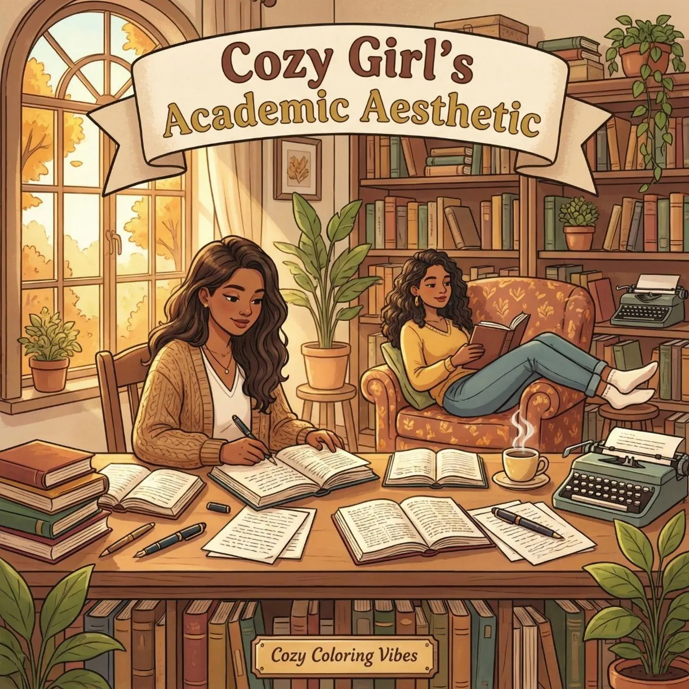 Cover: 9781965964170 | Cozy Girl's Academic Aesthetic | Cozy Coloring Vibes | Taschenbuch