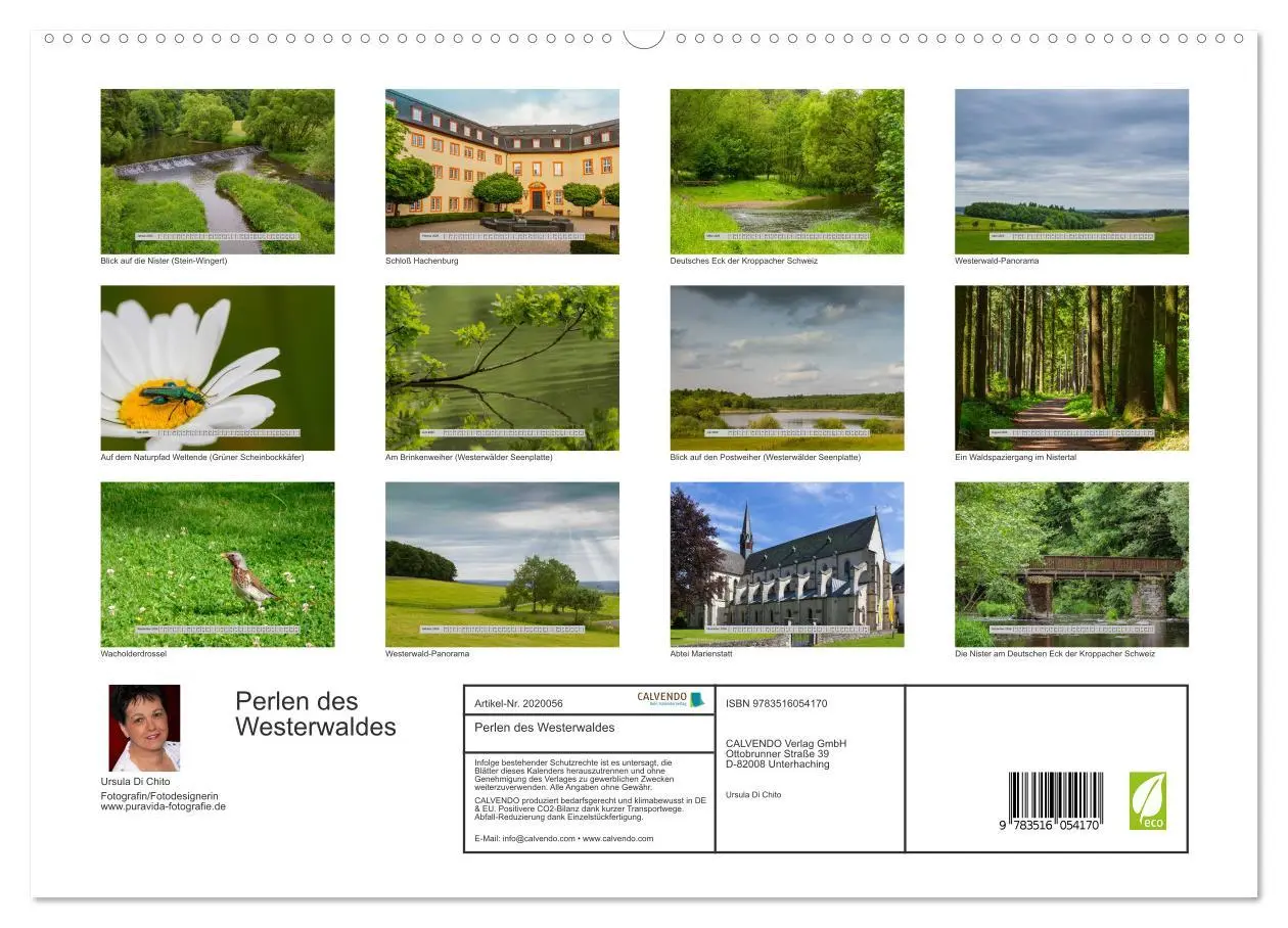 Bild: 9783516054170 | Perlen des Westerwaldes (hochwertiger Premium Wandkalender 2026 DIN...
