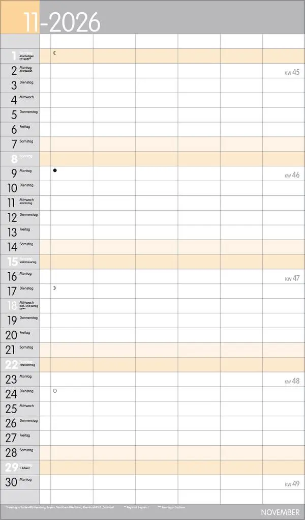 Bild: 9783731884170 | XL Familienplaner Pastell 2026 | Verlag Korsch | Kalender | 14 S.