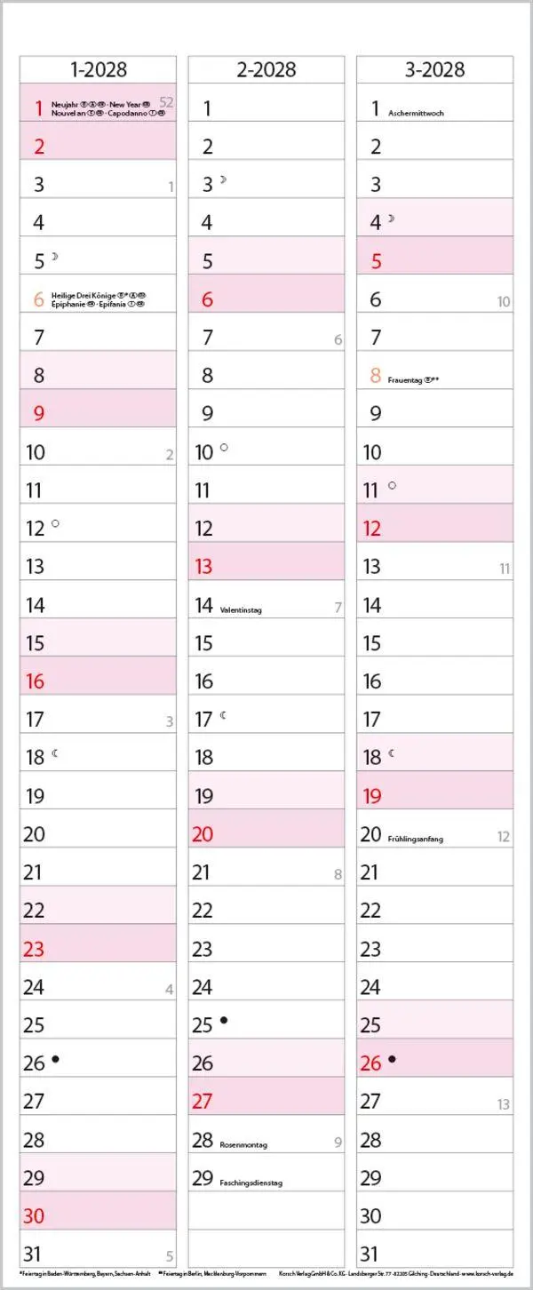 Bild: 9783819304170 | Auf Samtpfoten durch's Jahr 2027 | Verlag Korsch | Kalender | 14 S.