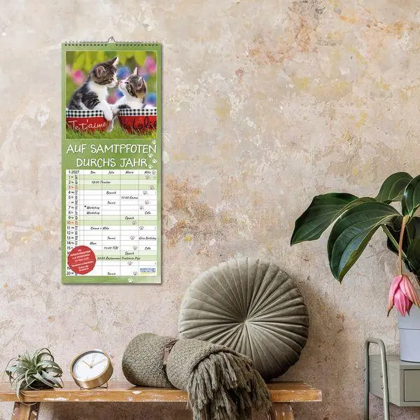 Bild: 9783819304170 | Auf Samtpfoten durch's Jahr 2027 | Verlag Korsch | Kalender | 14 S.