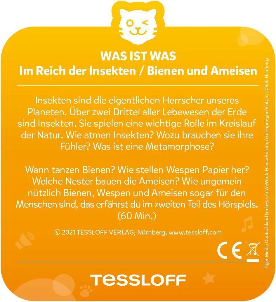Bild: 4260535484270 | tigercard - WAS IST WAS - Im Reich der Insekten/ Bienen und Ameisen