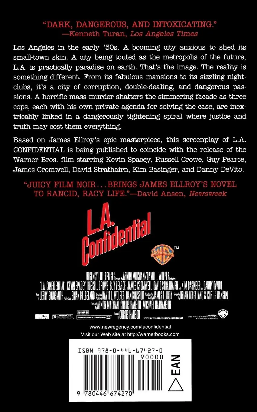 Rückseite: 9780446674270 | L.A. Confidential | The Screenplay | Brian Helgeland (u. a.) | Buch