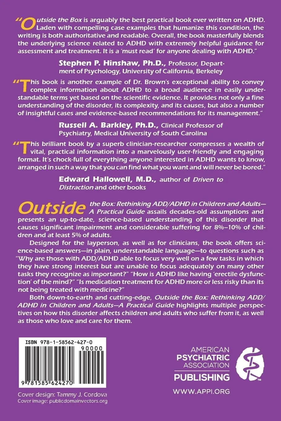 Rückseite: 9781585624270 | Outside the Box | Thomas E Brown | Taschenbuch | Englisch | 2017