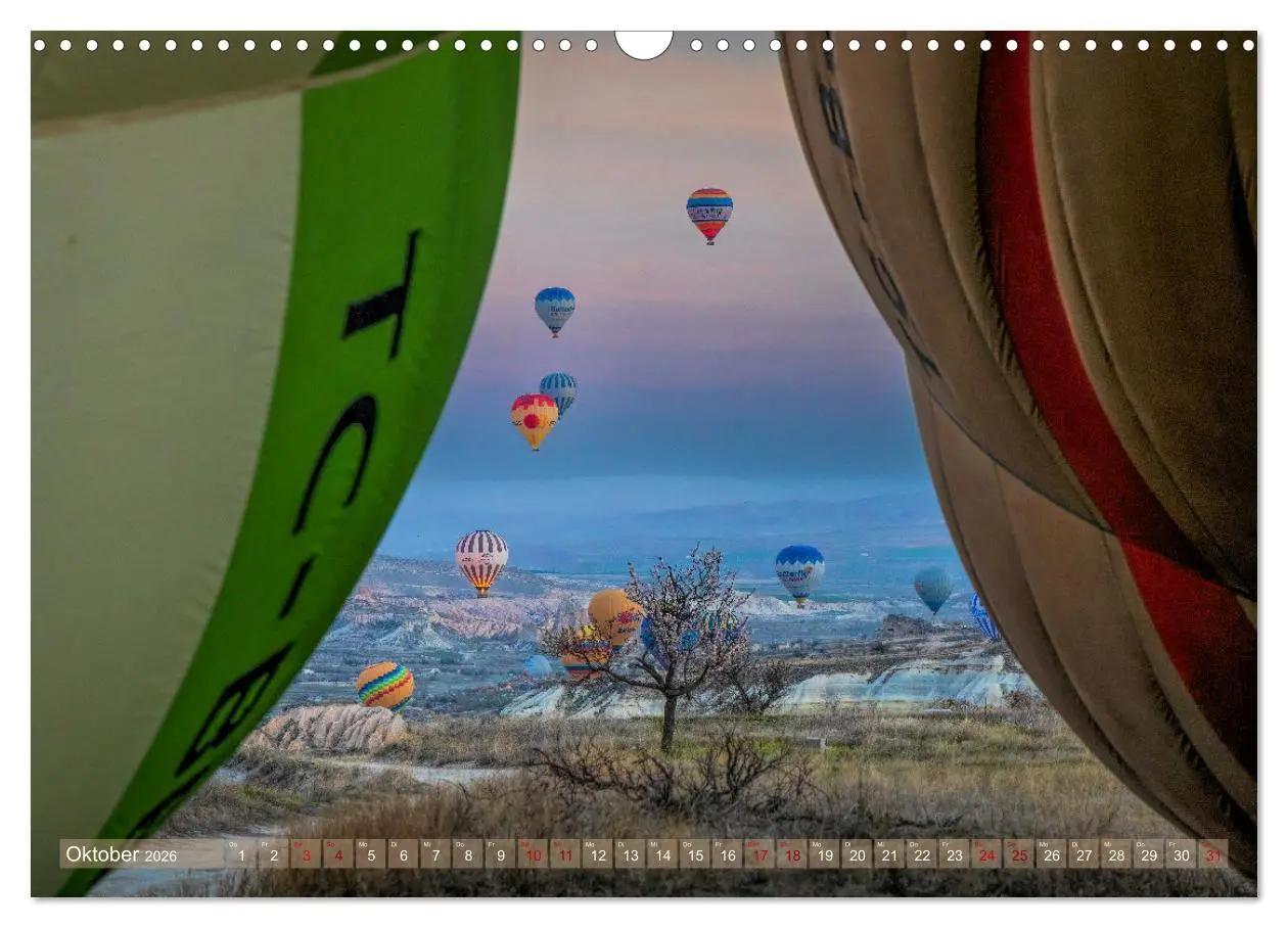 Bild: 9783457404270 | Heißluftballons Die sanften Riesen (Wandkalender 2026 DIN A3 quer),...