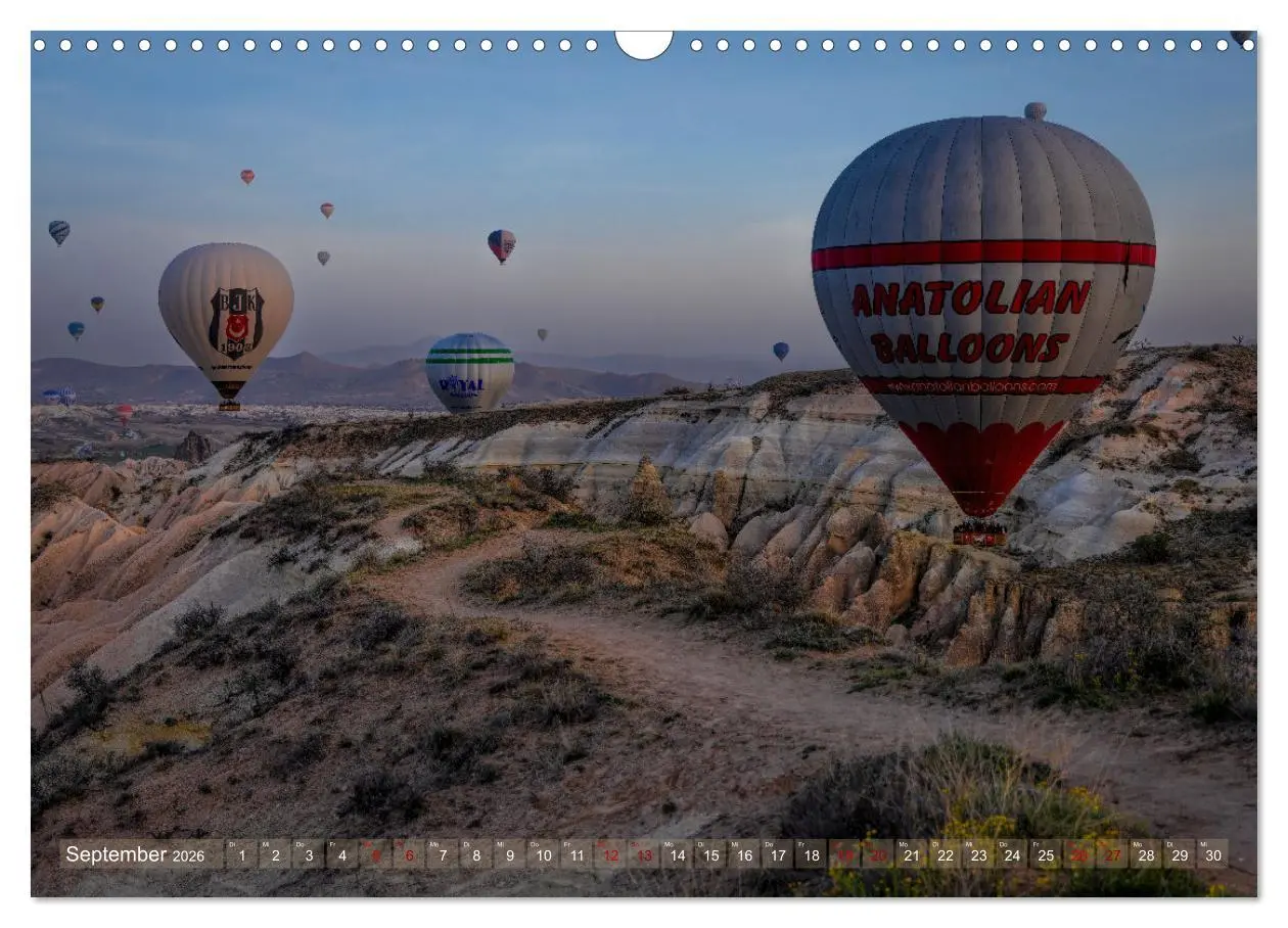 Bild: 9783457404270 | Heißluftballons Die sanften Riesen (Wandkalender 2026 DIN A3 quer),...