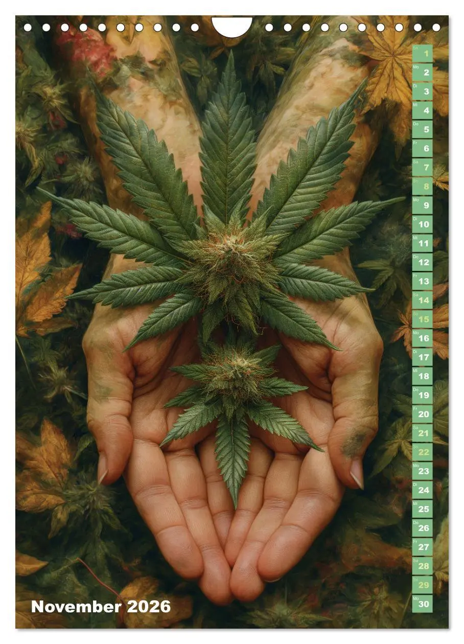 Bild: 9783516284270 | Rauschende Aussichten - Der ultimative Cannabis-Kalender...