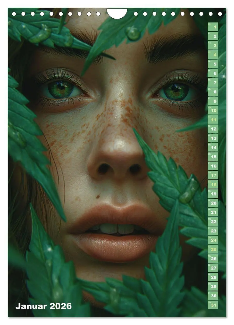 Bild: 9783516284270 | Rauschende Aussichten - Der ultimative Cannabis-Kalender...