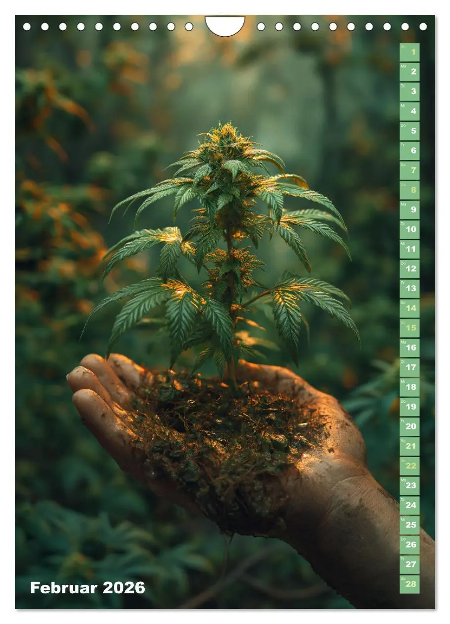 Bild: 9783516284270 | Rauschende Aussichten - Der ultimative Cannabis-Kalender...