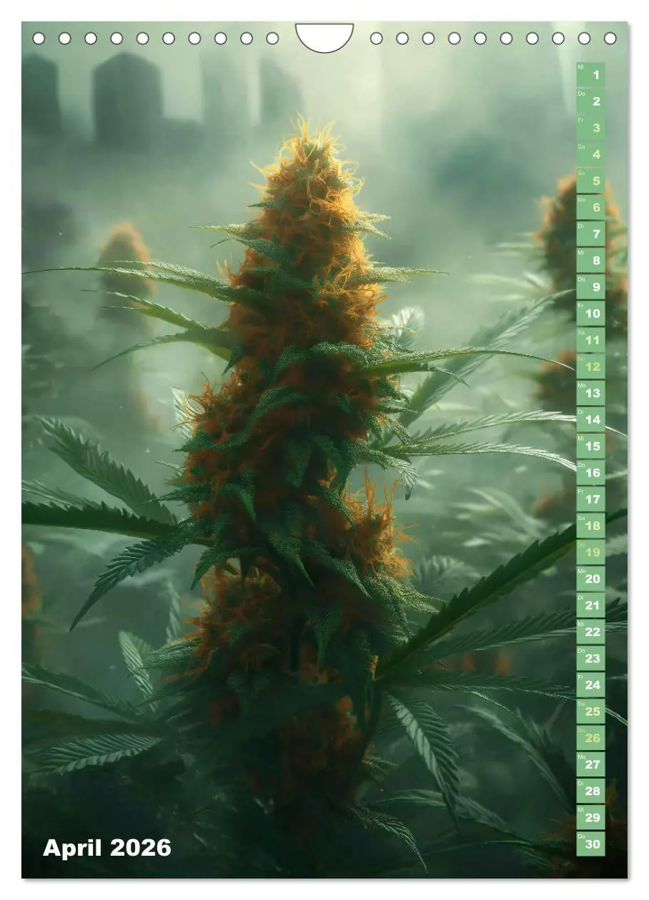 Bild: 9783516284270 | Rauschende Aussichten - Der ultimative Cannabis-Kalender...