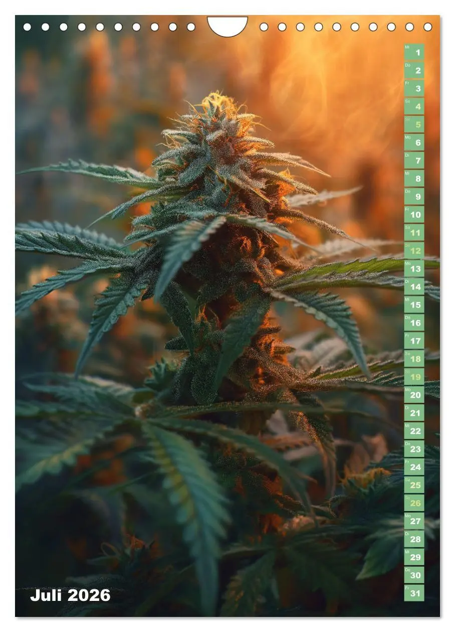 Bild: 9783516284270 | Rauschende Aussichten - Der ultimative Cannabis-Kalender...