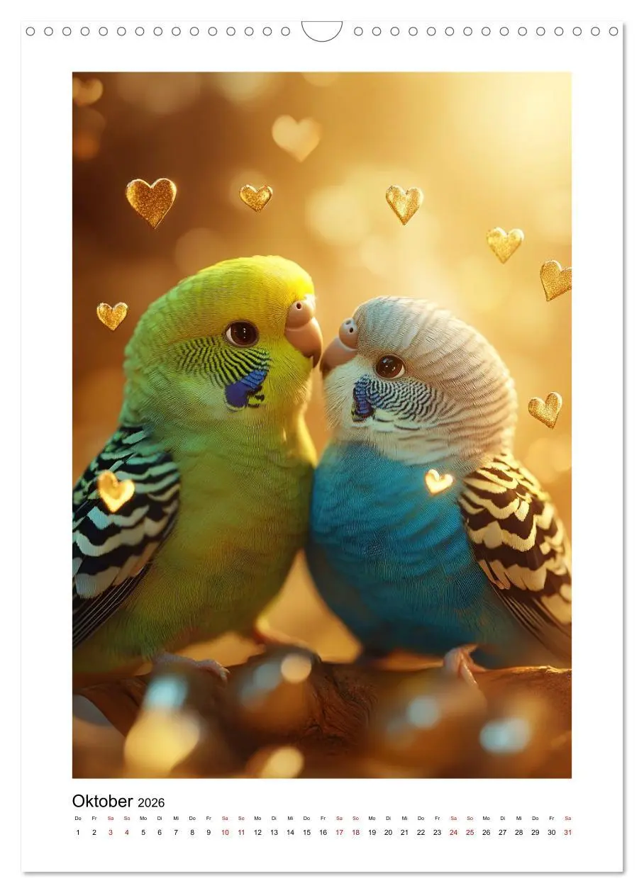 Bild: 9783516594270 | Welli Piepmätze (Wandkalender 2026 DIN A3 hoch), CALVENDO...
