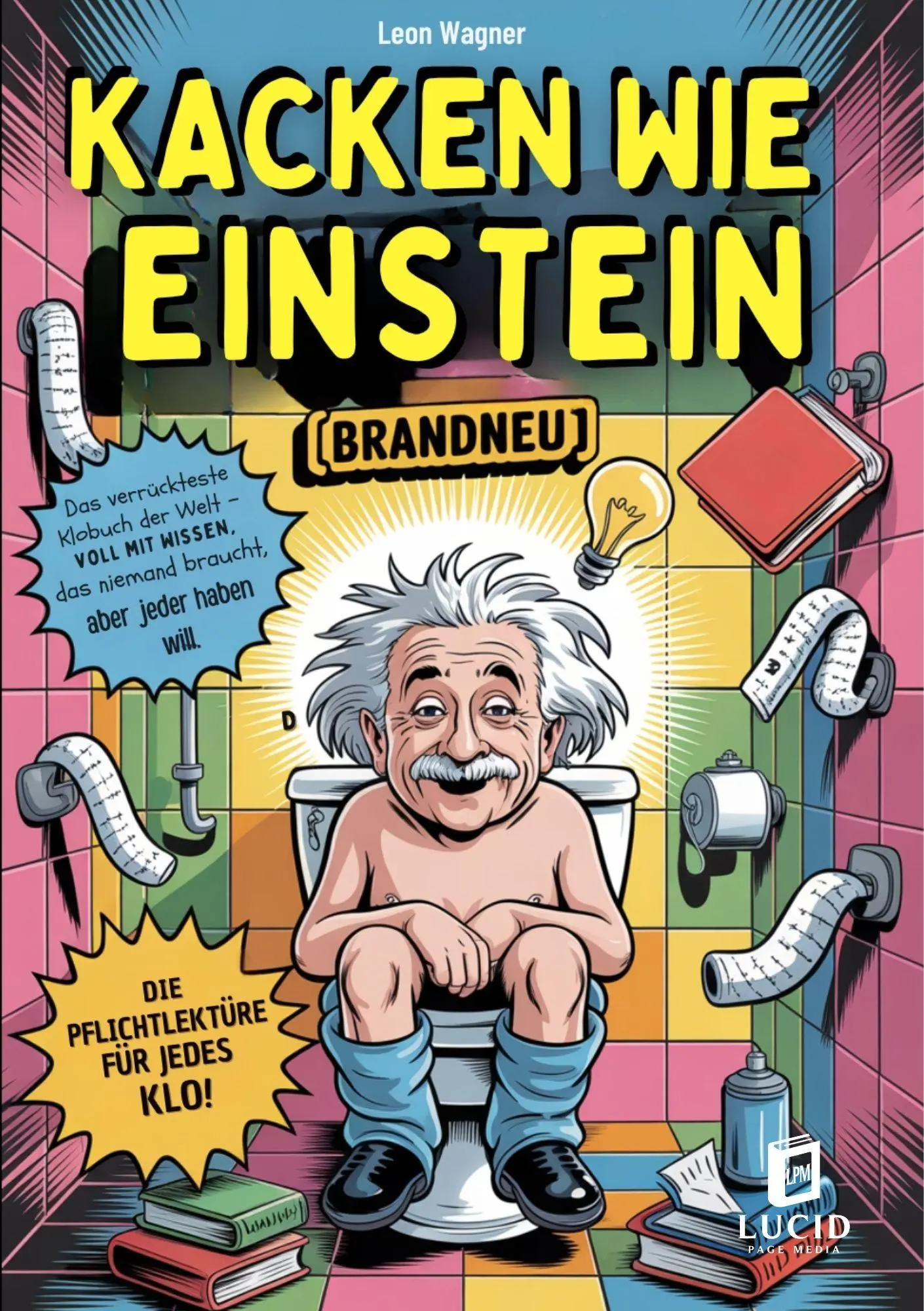 Cover: 9783691044270 | Kacken wie Einstein - Das verrückteste Klobuch der Welt | Leon Wagner