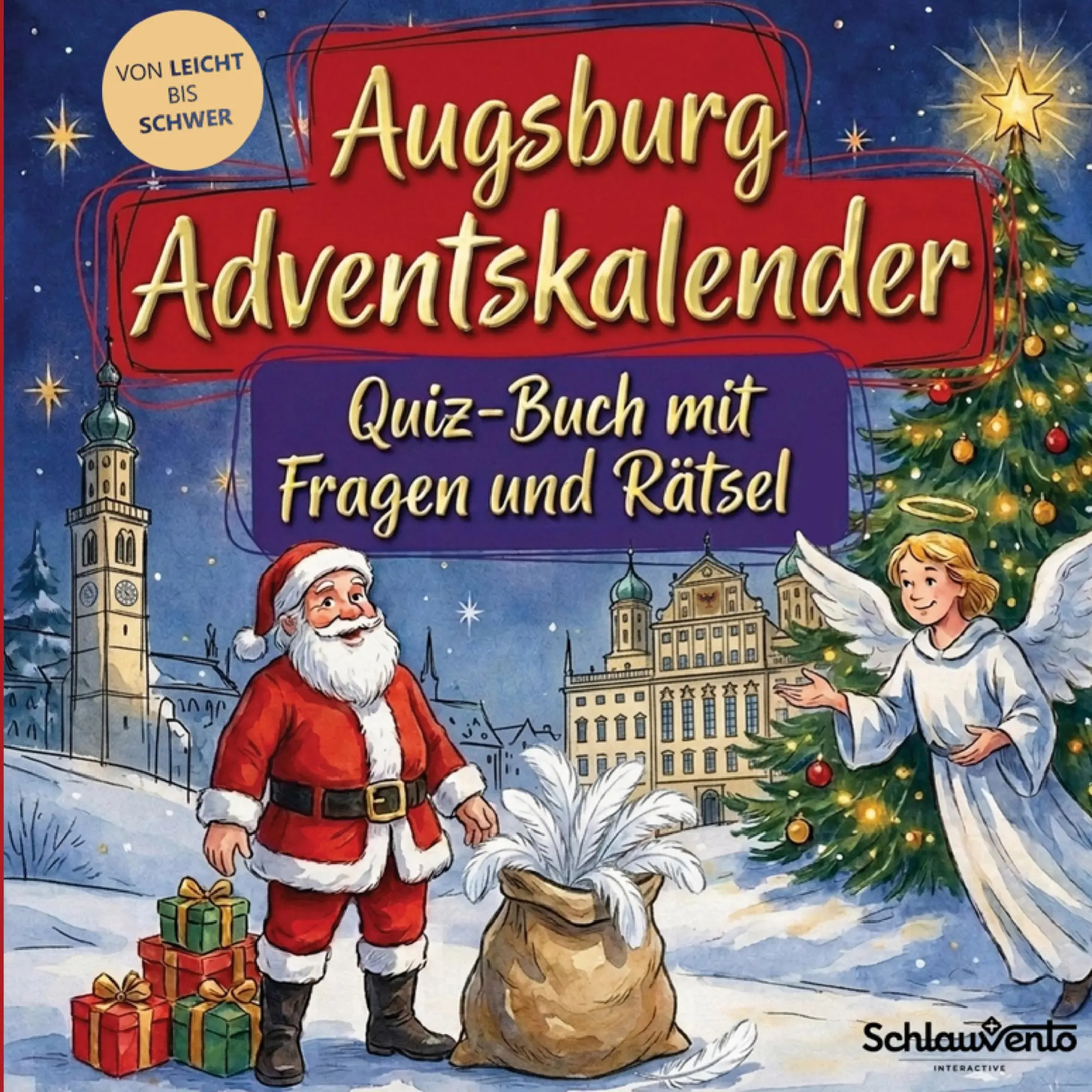Cover: 9783693194270 | Augsburg-Adventskalender: Quiz-Buch mit Fragen und Rätsel | Buch