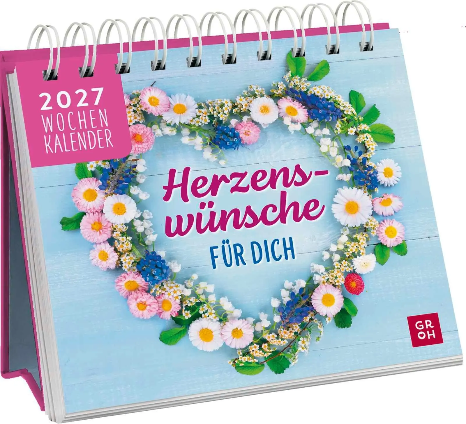 Cover: 4036442014370 | Mini-Wochenkalender 2027: Herzenswünsche für dich | Groh Verlag | 2027