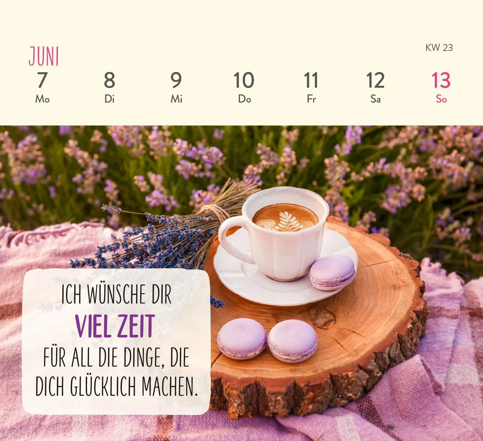 Bild: 4036442014370 | Mini-Wochenkalender 2027: Herzenswünsche für dich | Groh Verlag | 2027